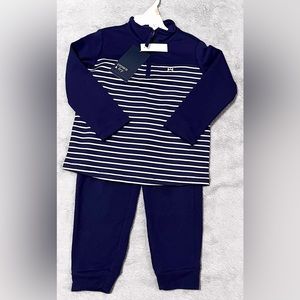 CROWN AND IVY 2 PIECE SET 2T Top is NWT bottoms worn